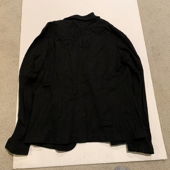 Liz Claiborne Button Up Black Blazer Jacket - Picture 6 of 6